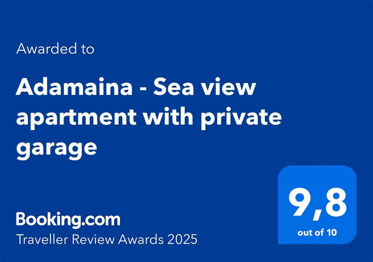 Adamaina - Sea View Apartment With Private Garage Сестри Леванте Екстериор снимка